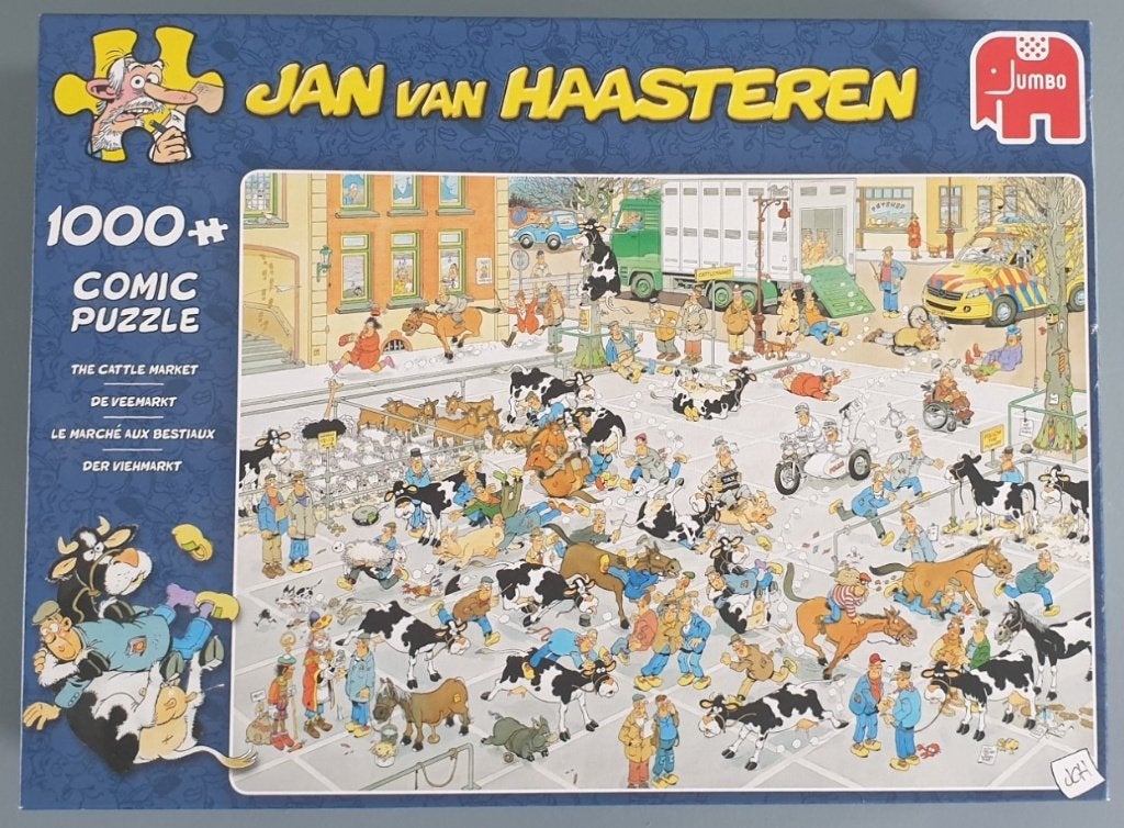 3X JAN VAN HAASTEREN PUZZELS, 1000 STUKJES, Hobby en Vrije tijd, Denksport en Puzzels, Ophalen of Verzenden, 500 t/m 1500 stukjes