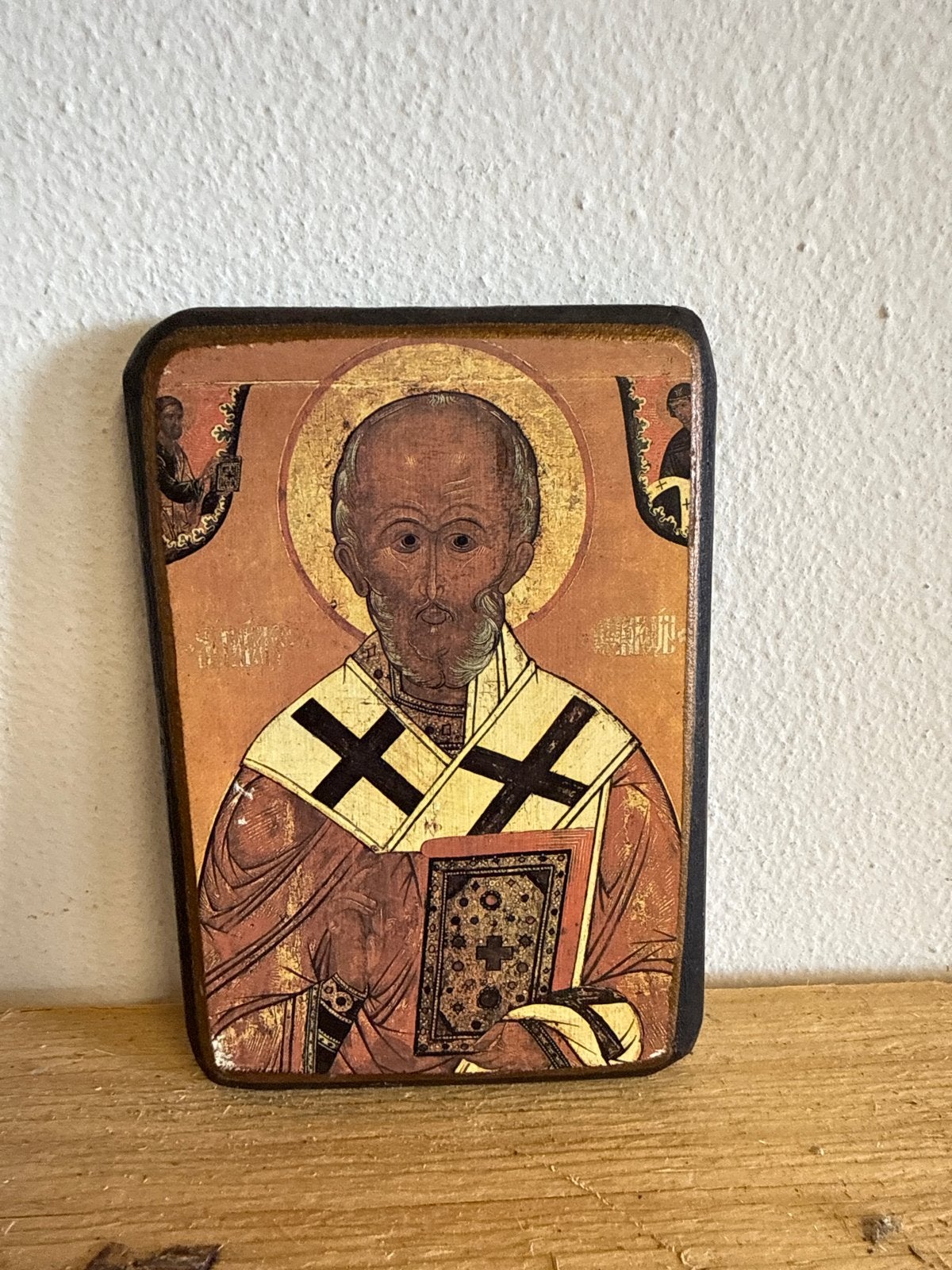 Antieke Russische Icoon: Heilige Nicolaas, 18e Eeuw, Antiek en Kunst, Antiek | Religie, Ophalen of Verzenden