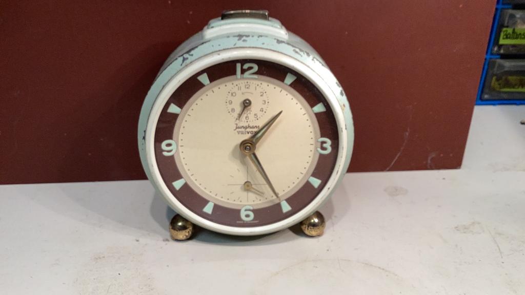 Junghans Trivox wekker plm 1950, Ophalen of Verzenden
