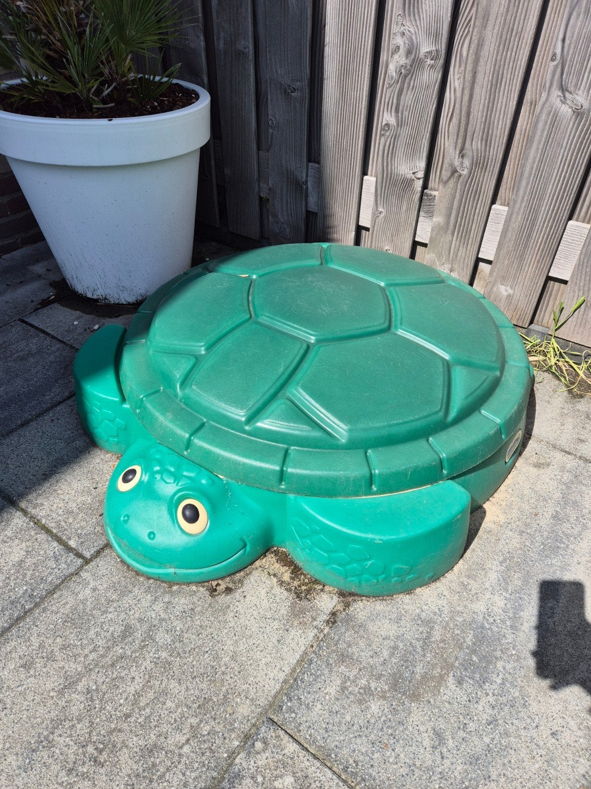 Little Tikes Schildpad Zandbak, Ophalen, Gebruikt