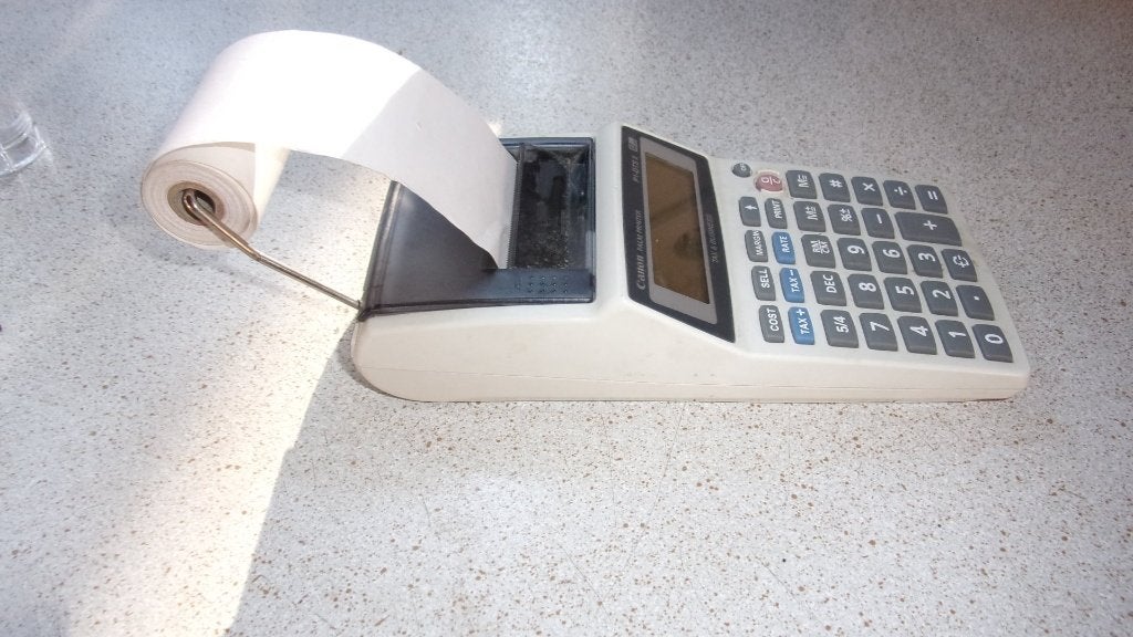 rekenmachine merk canon met telrollen, Ophalen of Verzenden, Nieuw
