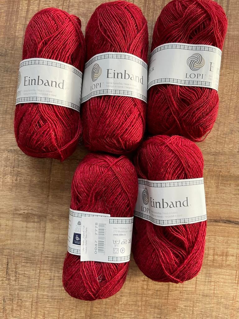 Pure wol 250 gr 5 bollen 1250 m- Einband Lopi IJslandse wol, Ophalen of Verzenden, Nieuw, Breien of Haken, Wol of Garen