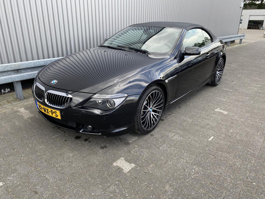 BMW 6 Serie Cabrio 645Ci 172Dkm.NAP AUTOMAAT, Navi, Leer, 20, Auto's, Automaat, Achterwielaandrijving, Gebruikt, Cabriolet
