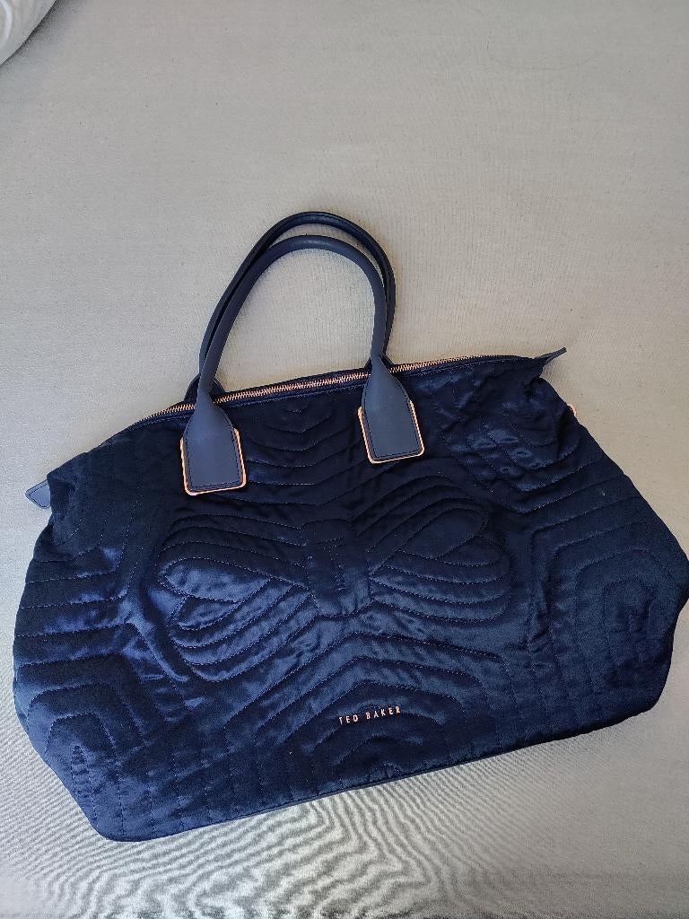 Ted Baker Tote Bag Extra Large Navy, Sieraden, Tassen en Uiterlijk, Tassen | Damestassen, Ophalen of Verzenden, Nieuw, Blauw, Shopper