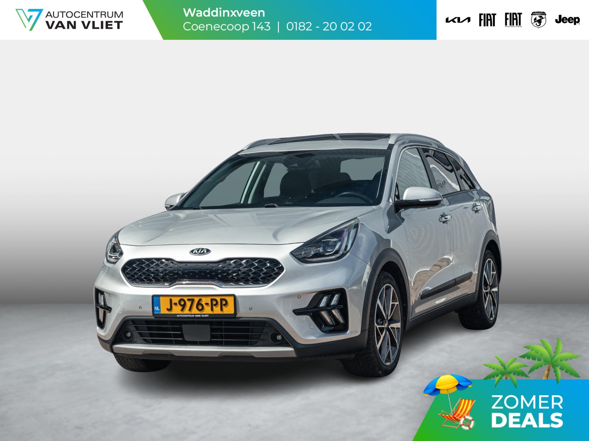 Kia Niro 1.6 GDi Hybrid ExecutiveLine | Leder | Schuif/kante, Auto's, Kia, 12 maanden, Gebruikt, Euro 6, 19 km/l