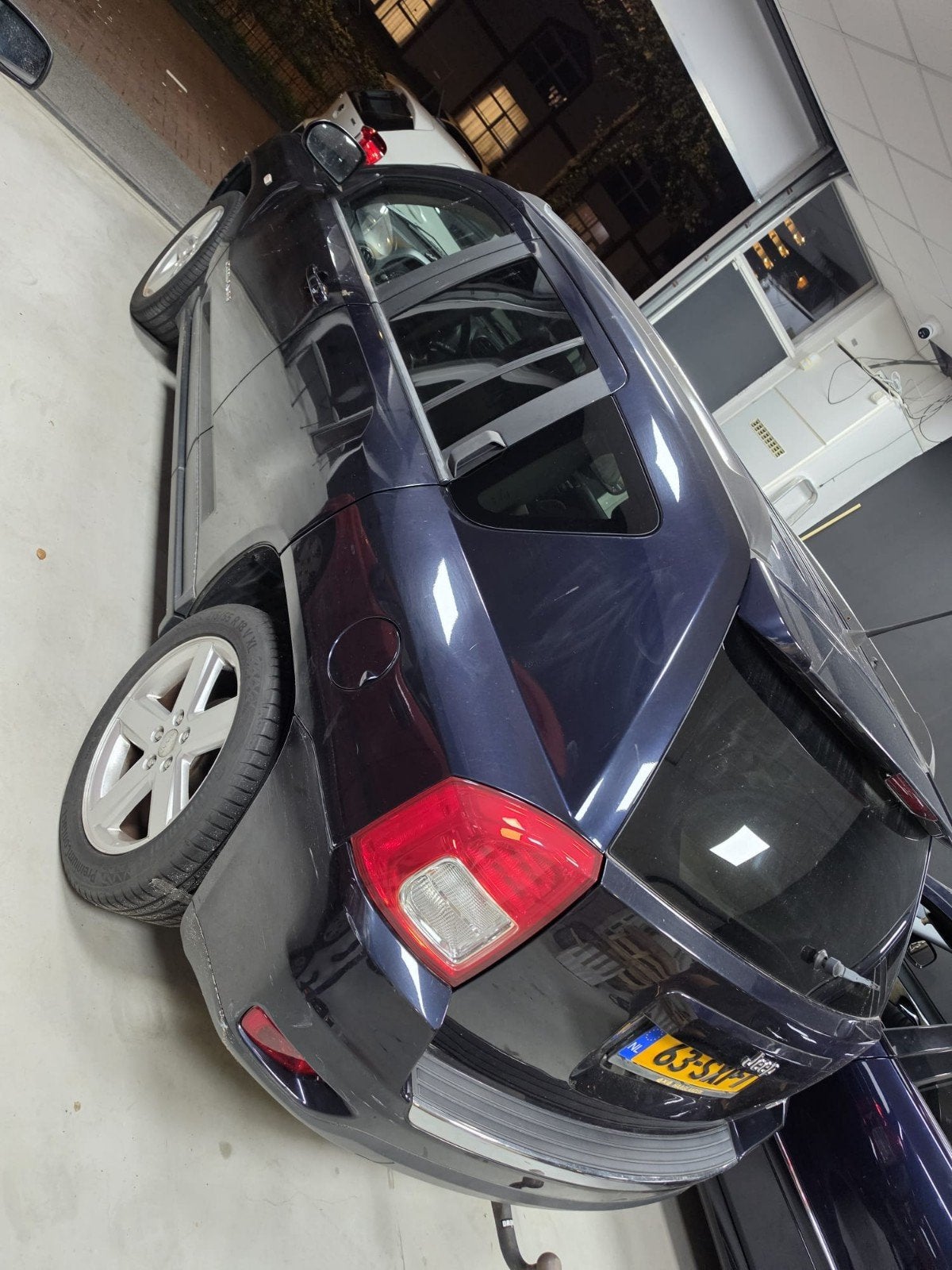 Jeep Compass 2.0 2WD 2012 Blauw, Auto's, 1998 cc, 450 kg, Blauw, Handgeschakeld