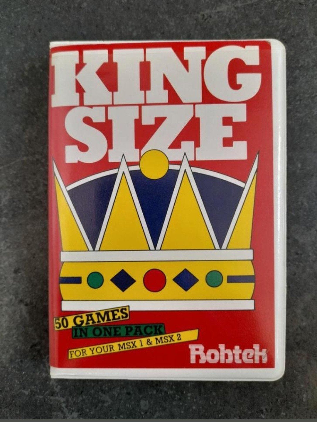 MSX King Size ~ Robtek game games 1989, Computers en Software, Vintage Computers, Ophalen of Verzenden, MSX