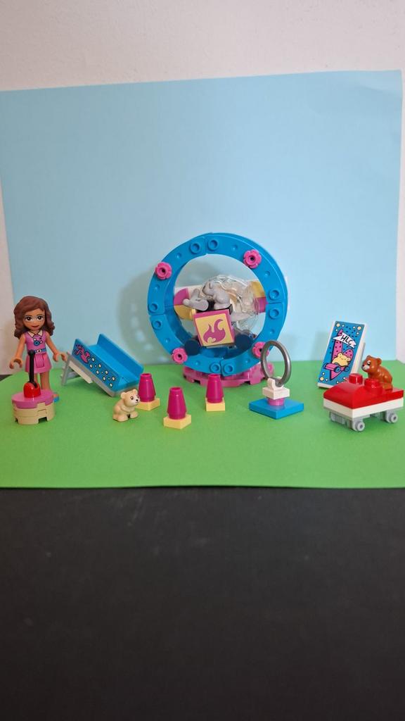 LEGO Friends 41383 – Olivia’s Hamsterspeelplaats (compleet), Lego, Friends, Ophalen of Verzenden, Complete set