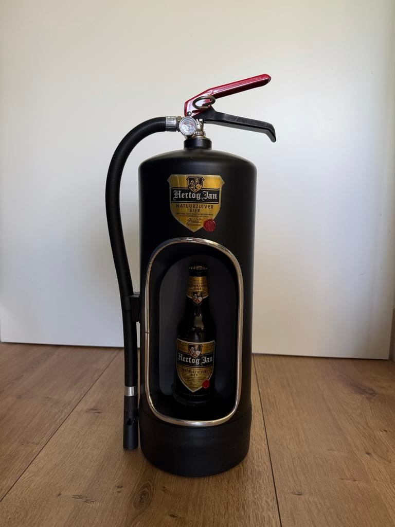 Hertog Jan brandblusser - Uniek decoratiestuk, Ophalen, Gebruikt, Overige typen, Hertog Jan