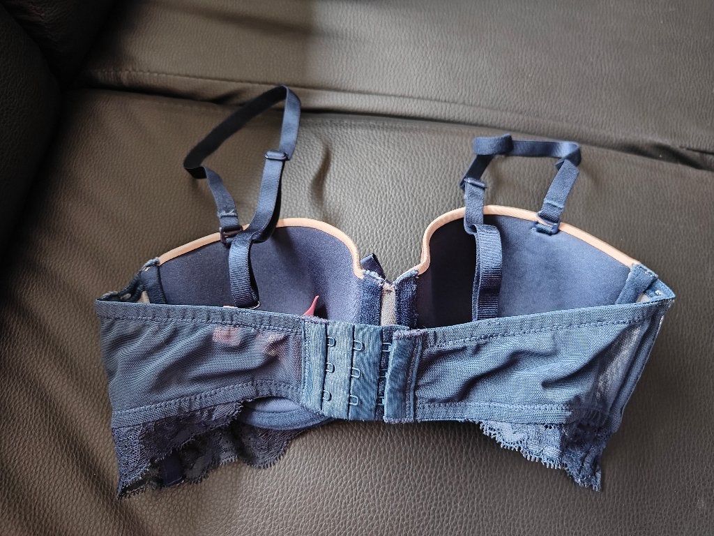 Balconette bh met kant Hunkemoller, Hunkemöller, Ophalen of Verzenden, Blauw, BH