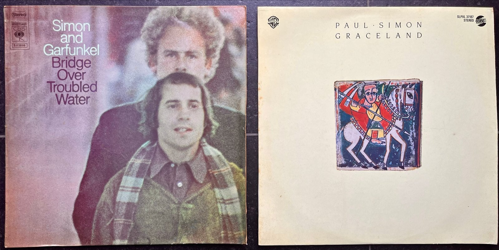 Simon & Garfunkel - Bridge Over Troubled Water & Paul Simon, LP, Gebruikt, Pop, Originele persing