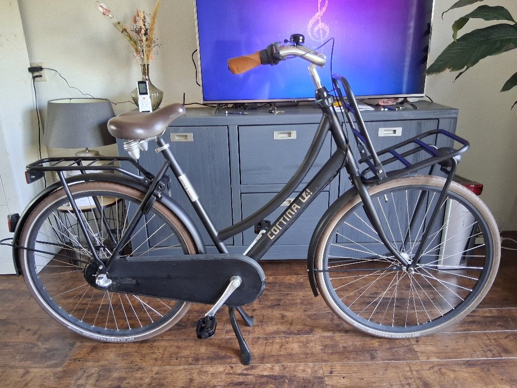 Te koop PRACHTIGE Cortina U4 damesfiets 57 cm., Fietsen en Brommers, Fietsen | Dames | Damesfietsen, Terugtraprem, Versnellingen