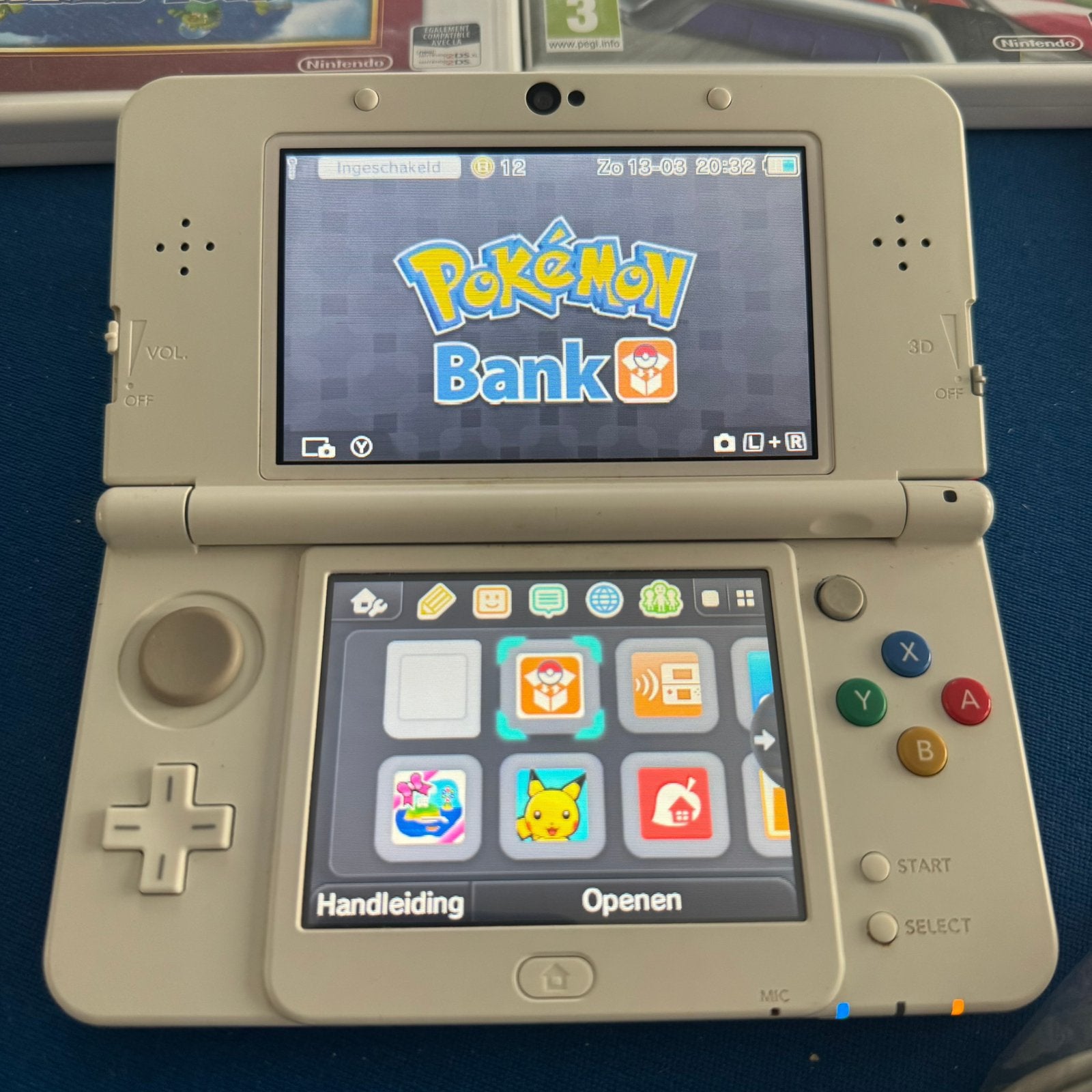 New 3DS met eShop Pokemon Bank, Animal Crossing, Pokemon, Met games, Wit, Ophalen of Verzenden, 3DS