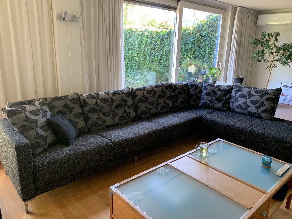 GRATIS:Lekkere, grote loungebank, Ophalen, Gebruikt, Hoekbank, 300 cm of meer
