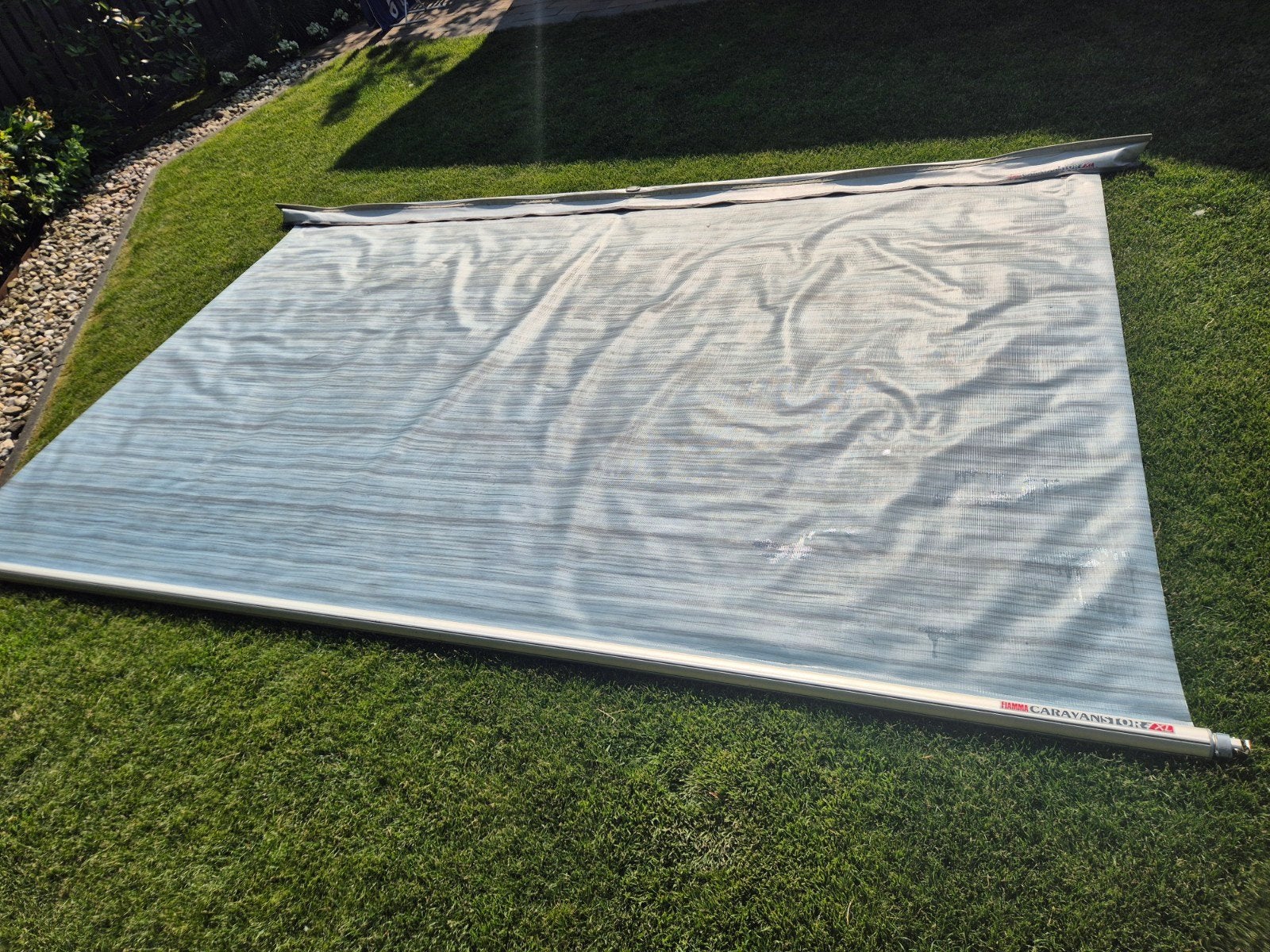 Fiamma XL zakluifel 410 Royal Bleu met Rafter, Ophalen, Gebruikt
