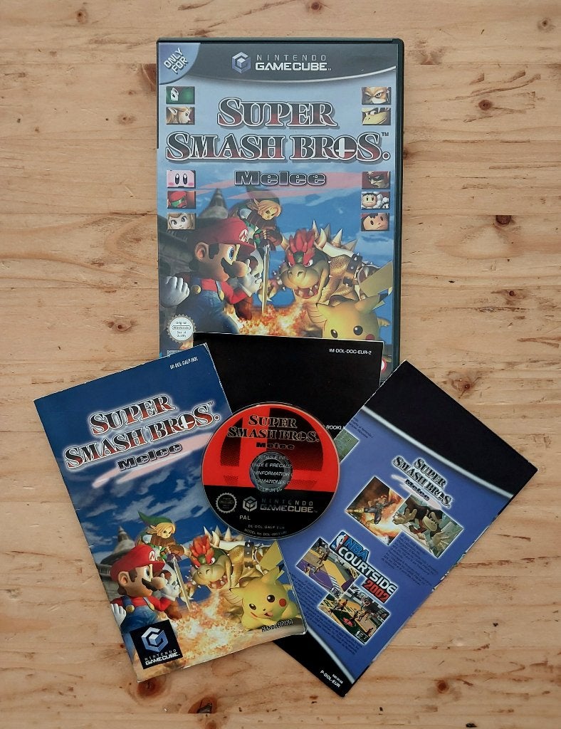 Super Smash Bros Melee Nintendo GameCube - PERFECTE DISC, Vechten, Eén computer, Ophalen of Verzenden, Zo goed als nieuw