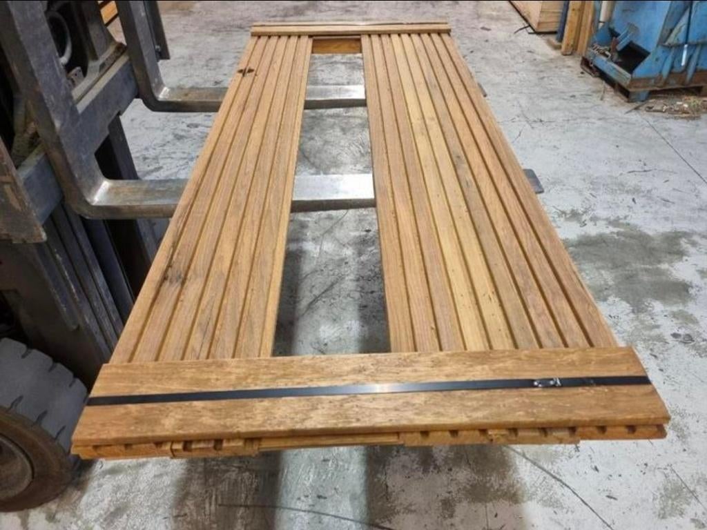 1.36 m2 triple rhombus profiel 2.8x13.0 cm - nr: HP262, Tuin en Terras, Palen, Balken en Planken, Ophalen, Planken, Nieuw, Hardhout