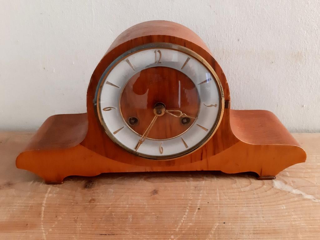 Jaren 60 Deens model pendule, Antiek en Kunst, Antiek | Klokken, Ophalen of Verzenden