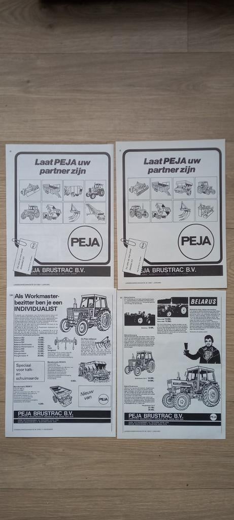 Peja en Belarus  advertenties., Ophalen of Verzenden, 1980 tot heden, Tijdschrift