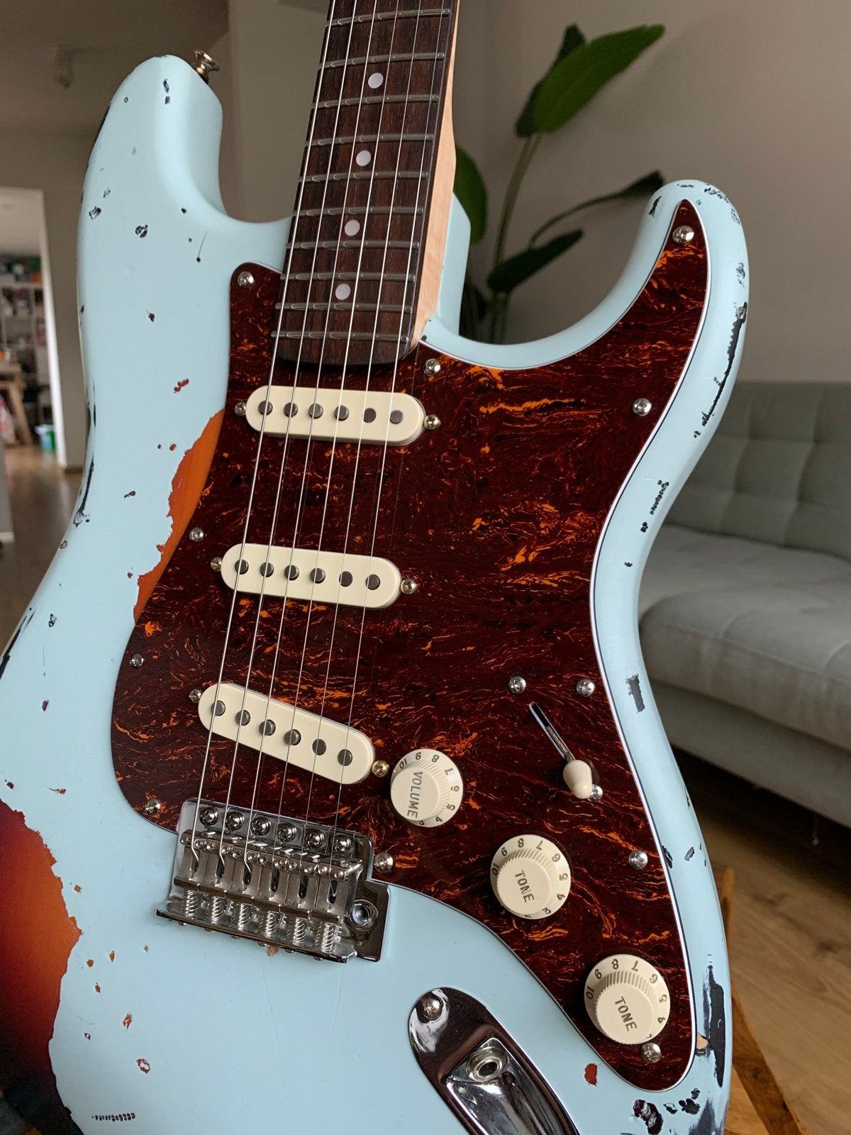 Fender Stratocaster Relic Style Elektrische Gitaar, Ophalen of Verzenden, Gebruikt, Solid body, Fender