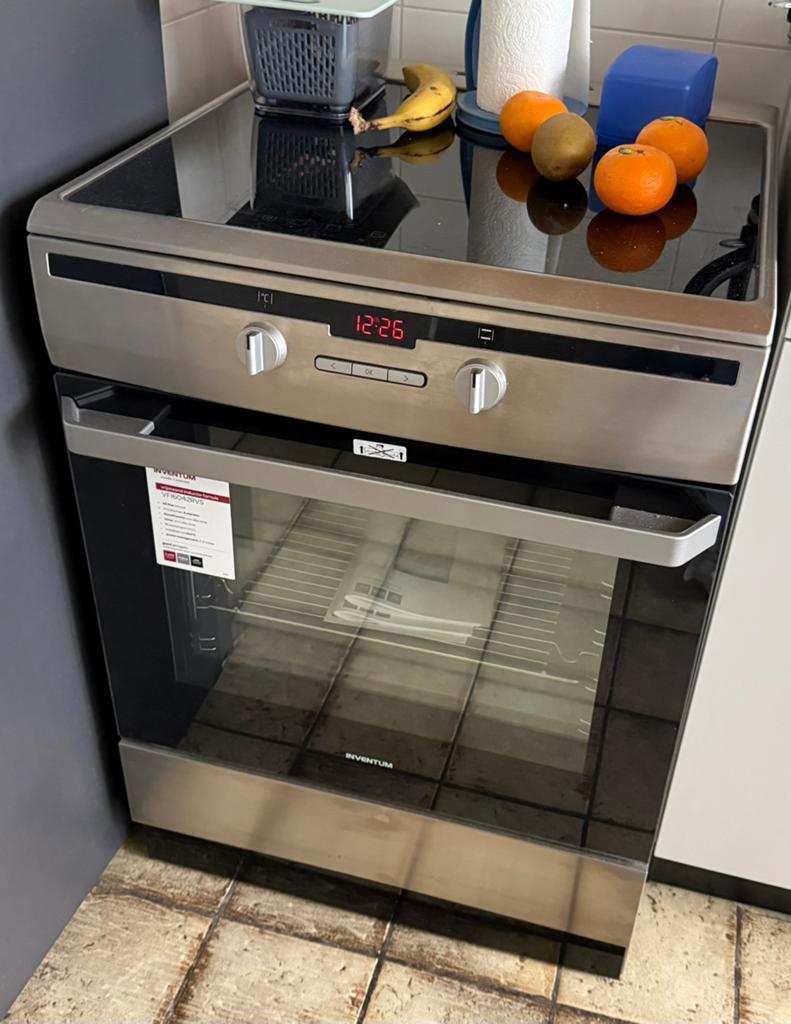 Inventum Vrijstaand Inductie Fornuis met Oven, Witgoed en Apparatuur, Ophalen, 60 cm of meer, 4 kookzones, Zo goed als nieuw