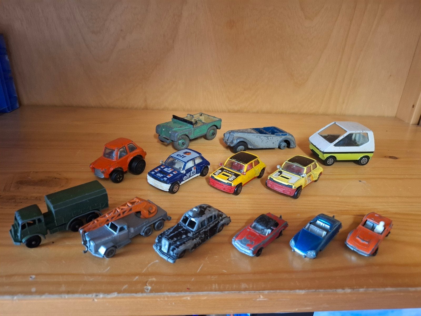 Oude Lesney, Dinky Toys, Tuftoys, Corgi auto's - Diverse mod, Ophalen of Verzenden, Gebruikt, Auto