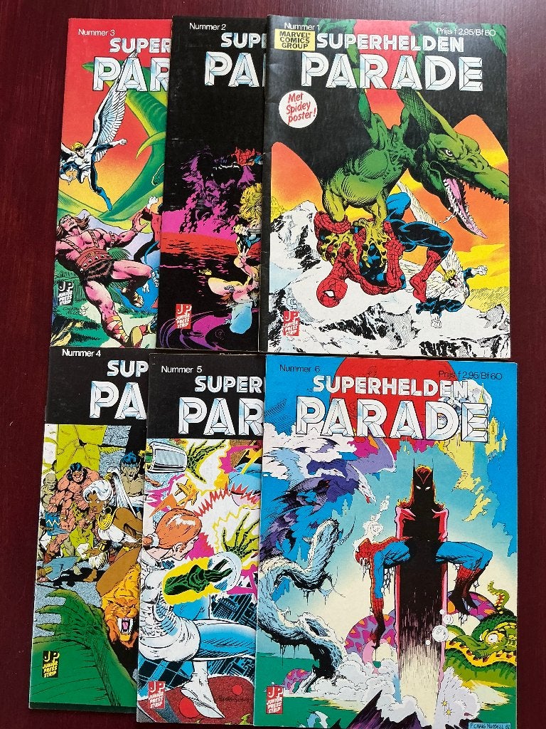 Superhelden Parade, Complete serie of reeks, Ophalen of Verzenden, Gelezen