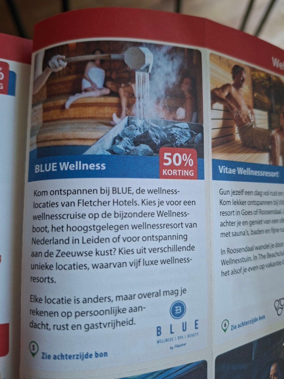 blue wellnes sauna kortingsbon, Twee personen, Kortingskaart