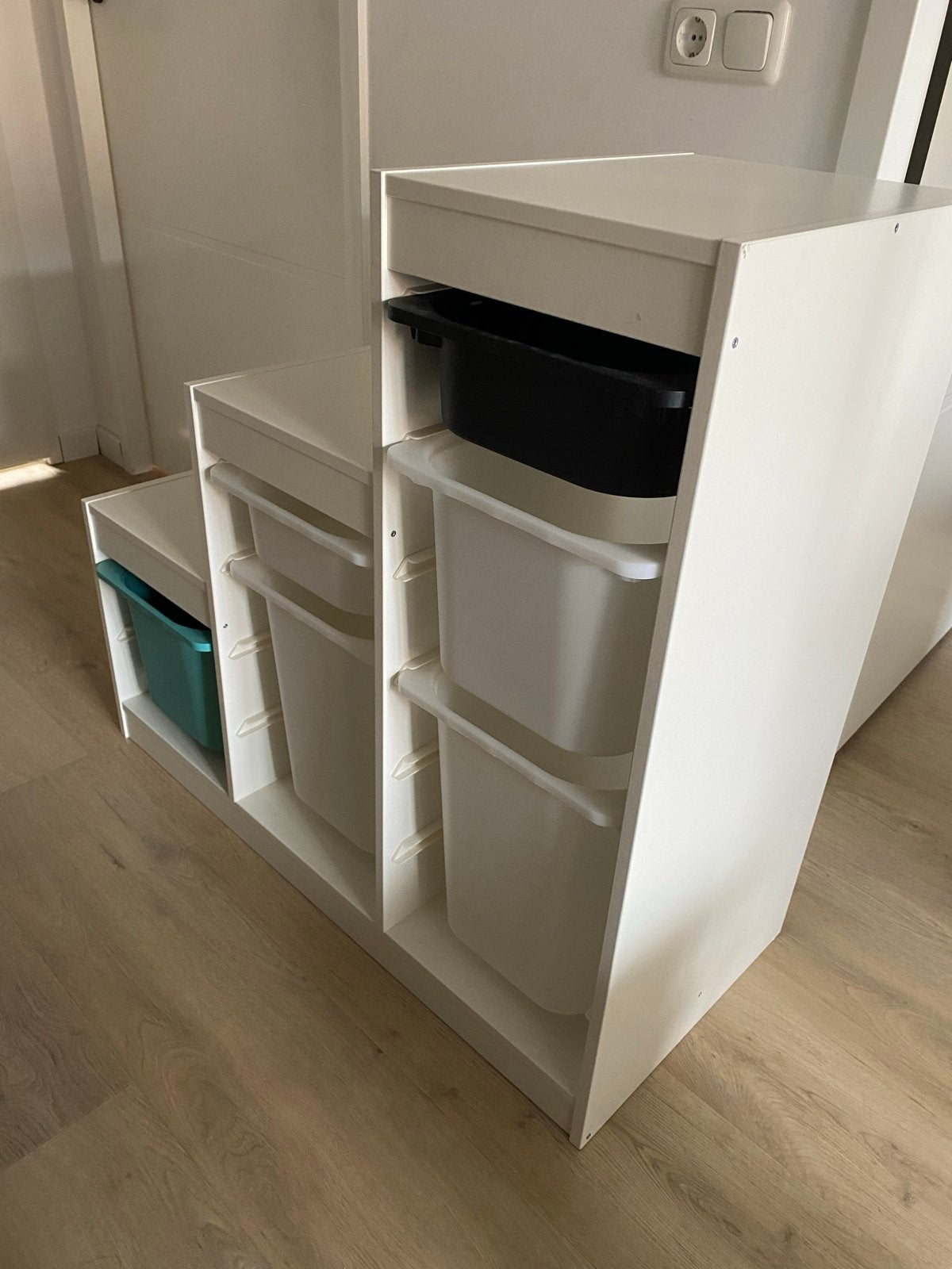 IKEA TROFAST kast met opbergbakken (ook extra), Ophalen, Gebruikt