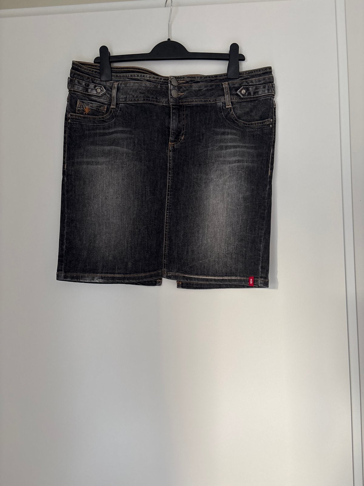EDC spijkerrok - Maat 42/44 (L), Kleding | Dames, Zwart, Maat 42/44 (L), Ophalen of Verzenden, Gedragen