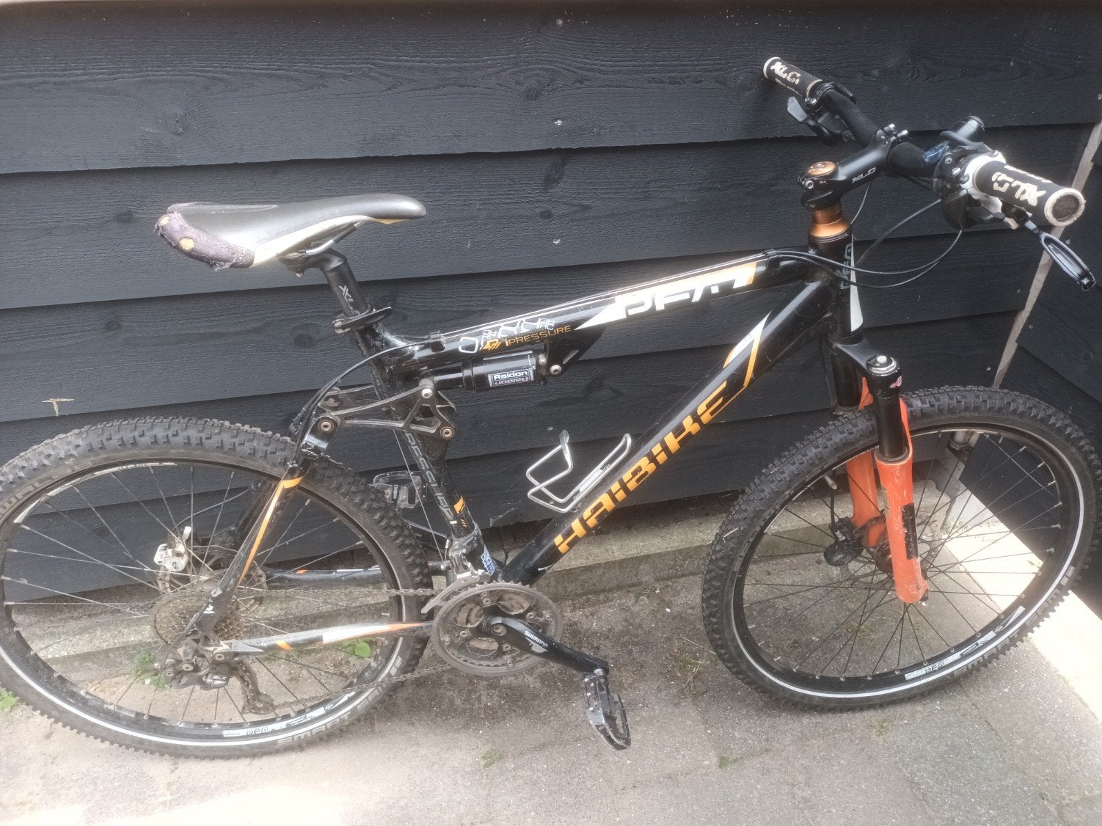 Haibike mountainbike 26 inch - Full Suspension, Gebruikt, Schijfrem, 53 tot 57 cm, Ophalen