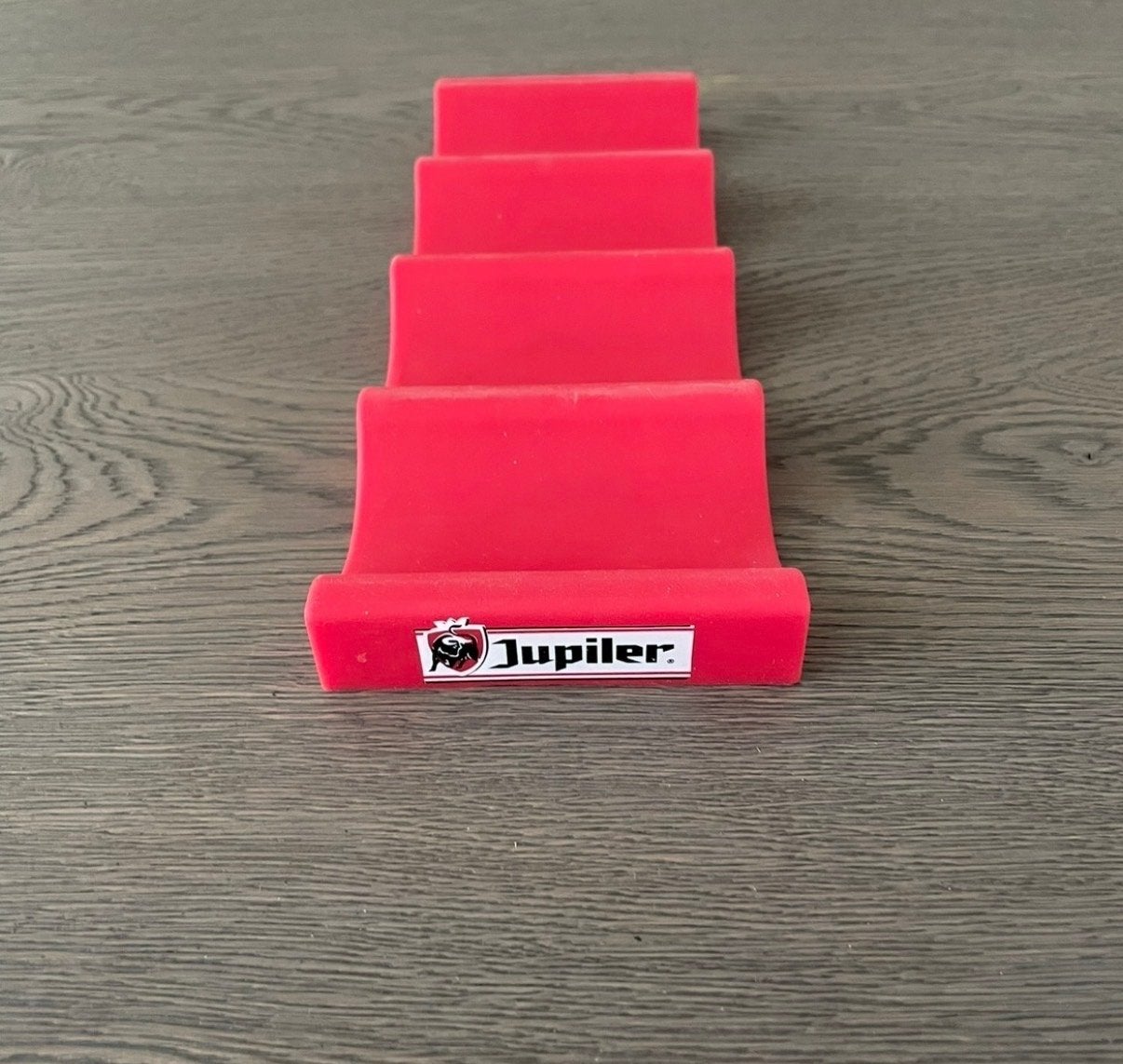 Jupiler siliconen flessenhouder / bierrek, Ophalen of Verzenden, Zo goed als nieuw, Rood, Kunststof