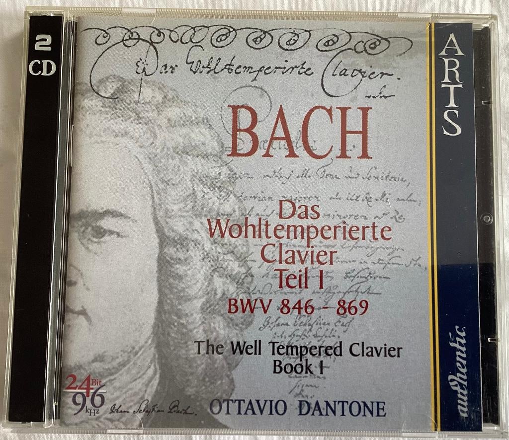 Bach Das Wohltemperierte Clavier Teil 1 2xCD, Ophalen of Verzenden, Barok, Gebruikt, Overige typen