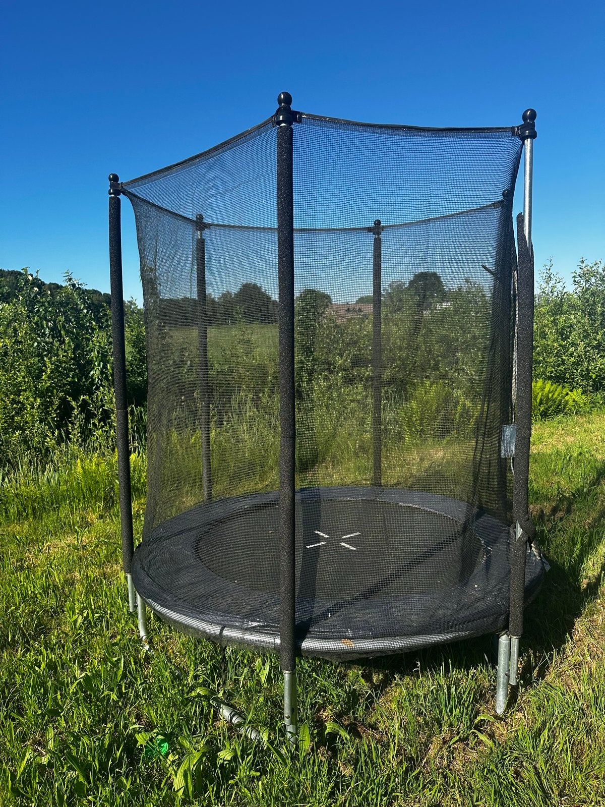 Trampoline met veiligheidsnet - Gebruikt, Ophalen, Gebruikt