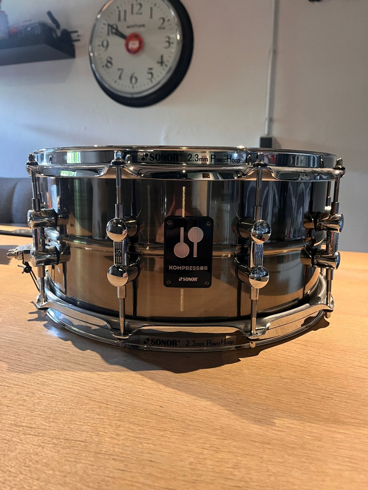 Sonor Kompressor Brass Snare 14x6.5  NIEUW!!, Ophalen of Verzenden, Nieuw, Sonor