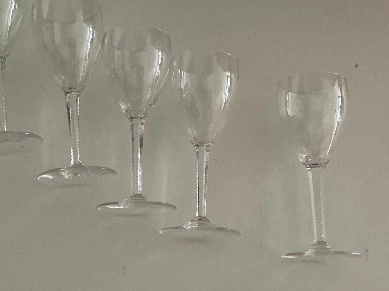 W.J.Rozendaal: 5 'Madoera' portglazen Kristalunie, 1933 izgs, Antiek en Kunst, Antiek | Glas en Kristal, Ophalen of Verzenden