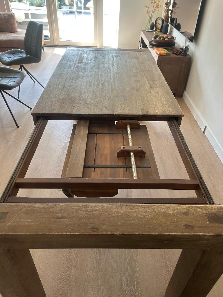 Eettafel tv meubel Wandkast complete set, Ophalen, Gebruikt, 50 tot 100 cm, 150 tot 200 cm