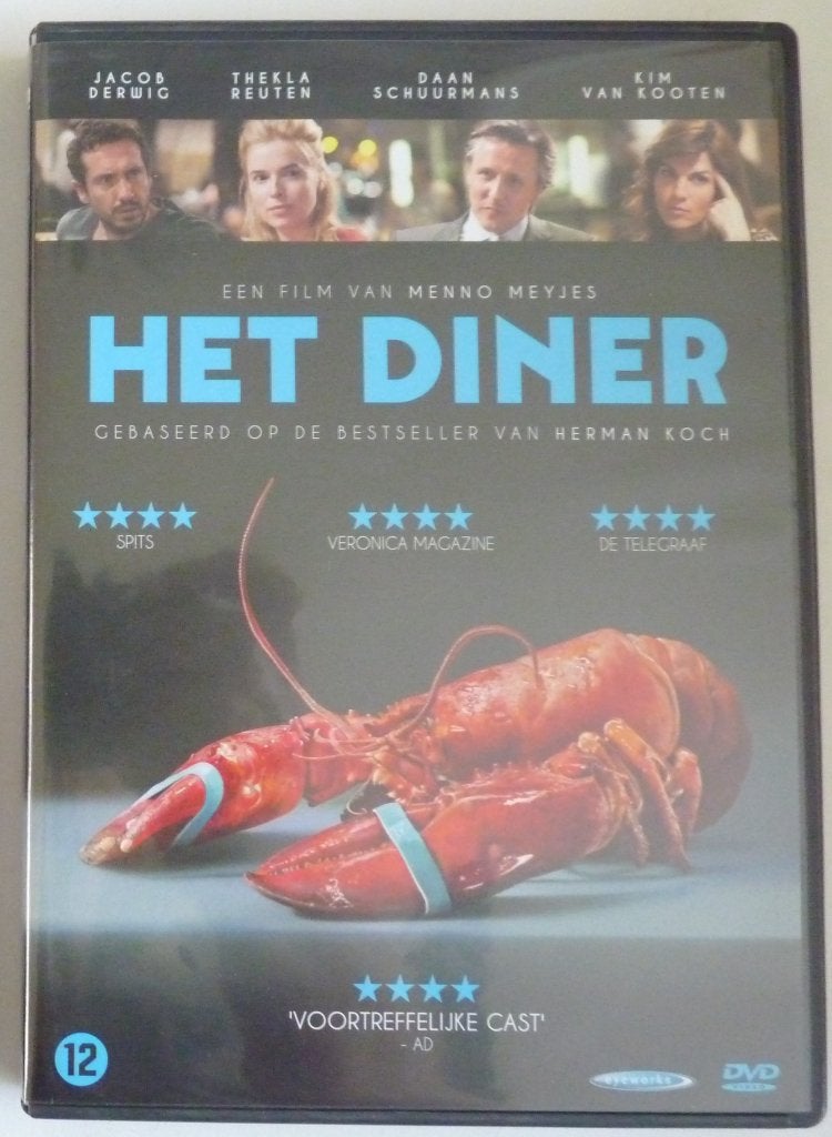 Het diner. Genre: drama, thriller. Kijkwijzer: 12. DVD., Vanaf 12 jaar, Ophalen of Verzenden, Zo goed als nieuw