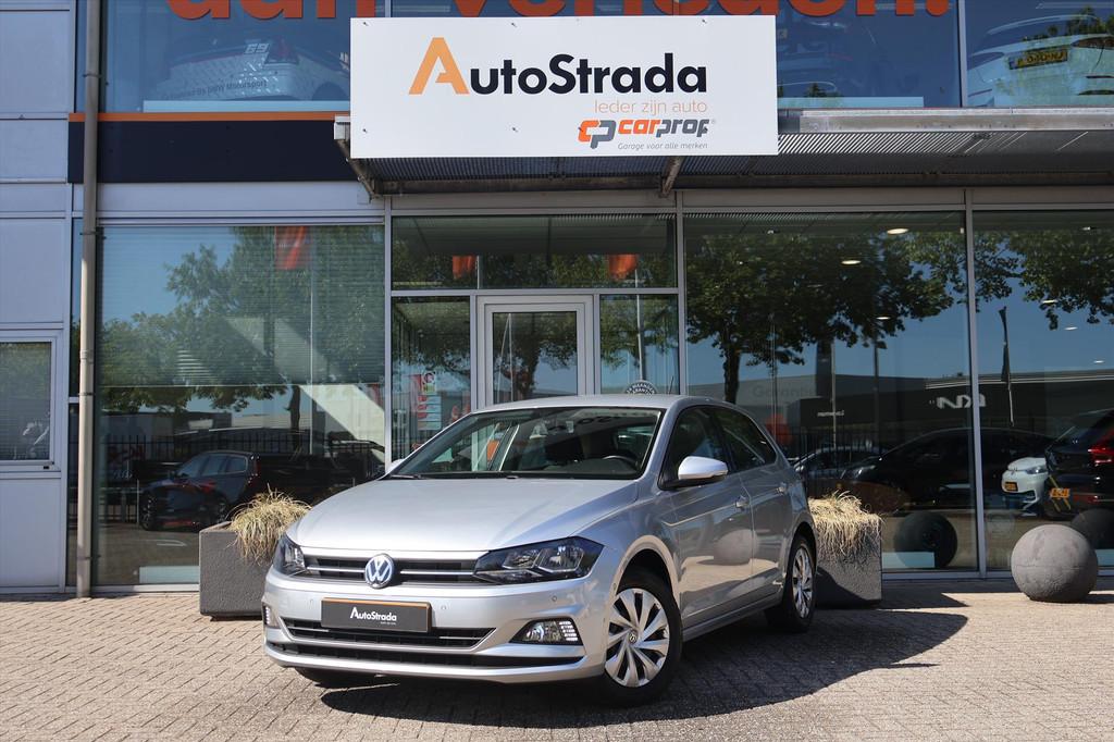Volkswagen Polo 1.0 Comfortline TSI 95pk | Navigatie | Adapt, Auto's, Stof, Gebruikt, 95 pk, Met garantie (alle)