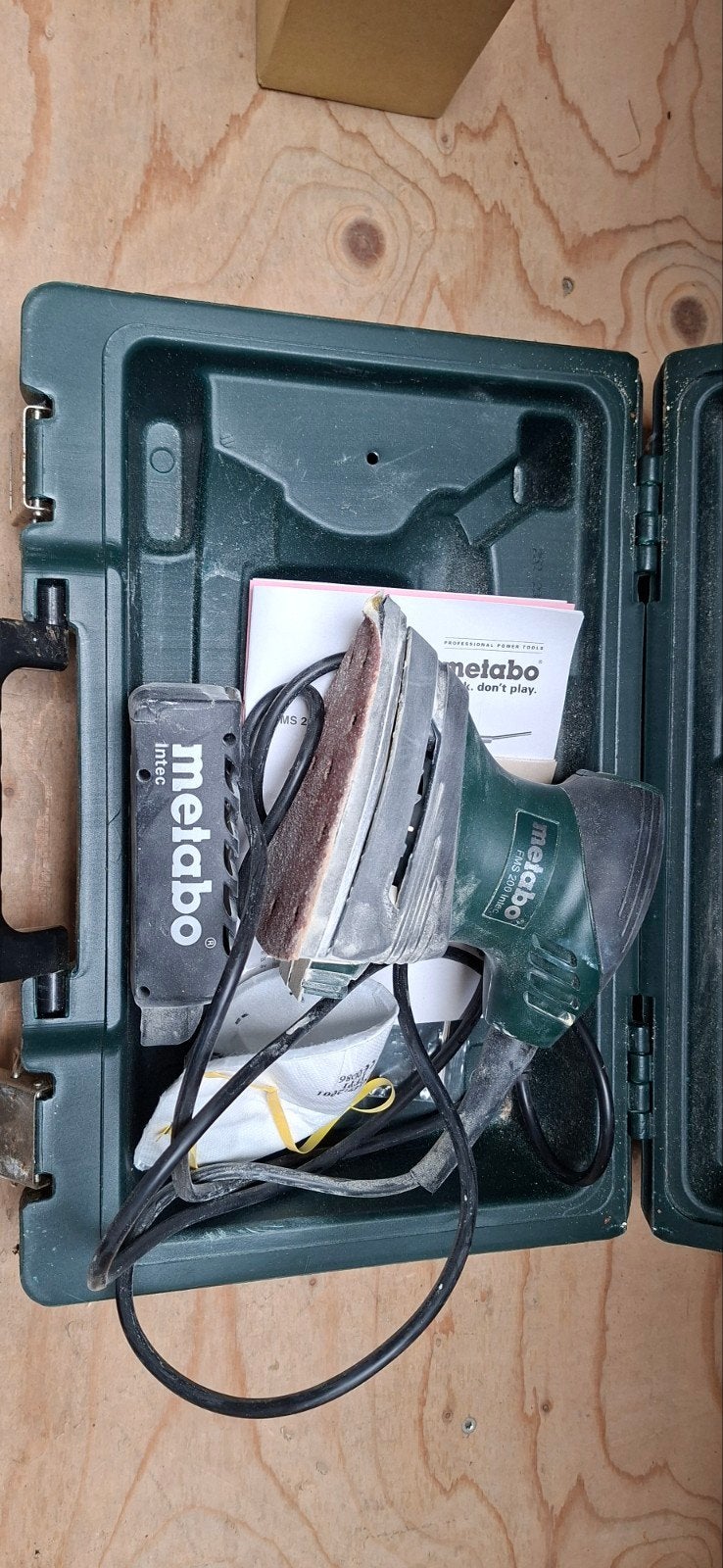 Metabo FMS 200 Intec vlakschuurmachine, Gebruikt, Info@metabo.de, Ophalen of Verzenden, Vlakschuurmachine