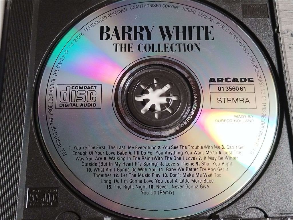 Barry White - The Collection [Arcade Tv-CD], Ophalen of Verzenden, Zo goed als nieuw, Soul