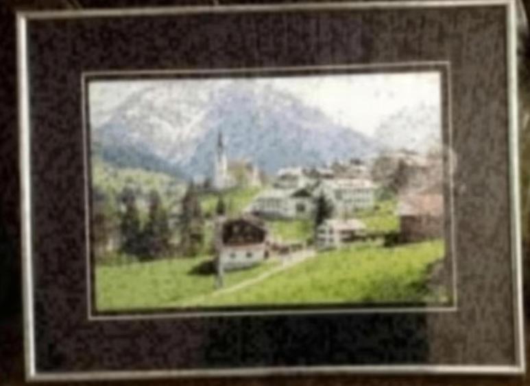 Ingelijste foto Mittelberg, Kleinwalsertal; fotolijst, lijst, Overige materialen, Minder dan 50 cm, Ophalen of Verzenden, Zo goed als nieuw