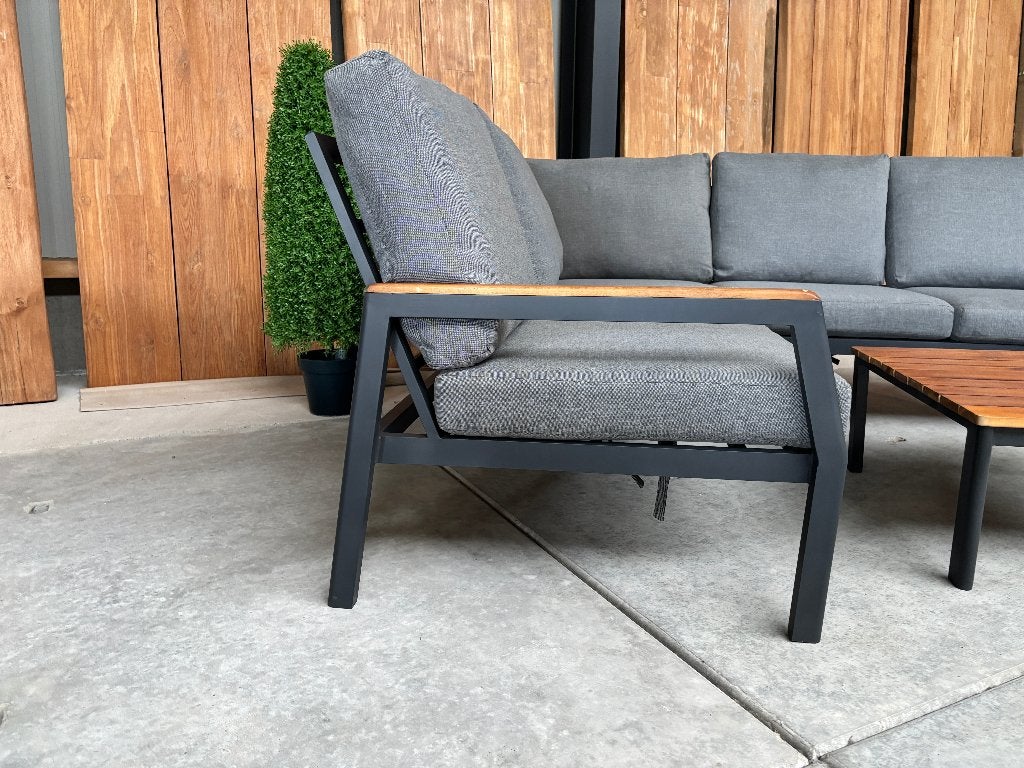 Loungehoek Naomi | alu antraciet, Tuin en Terras, Ophalen, Nieuw