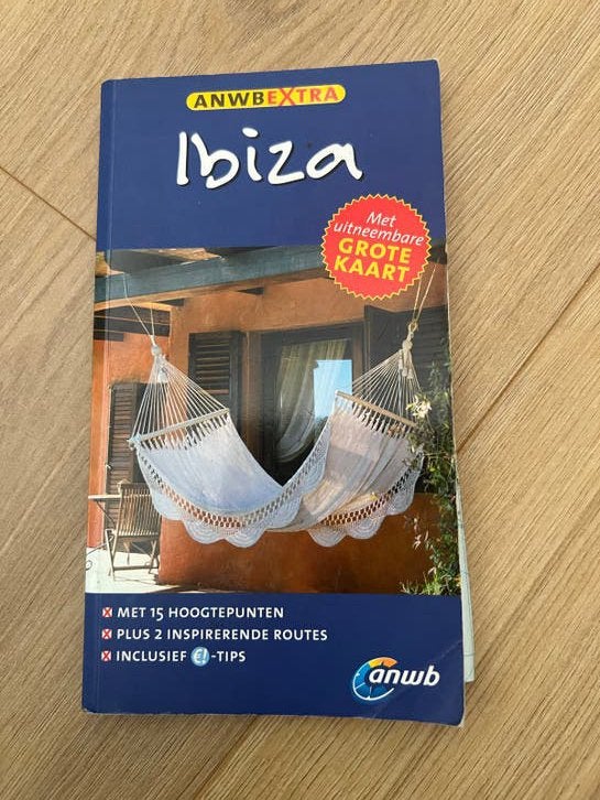 ANWB Extra Reisgids Ibiza met uitneembare kaart, Europa, Ophalen of Verzenden, Zo goed als nieuw, Reisgids of -boek
