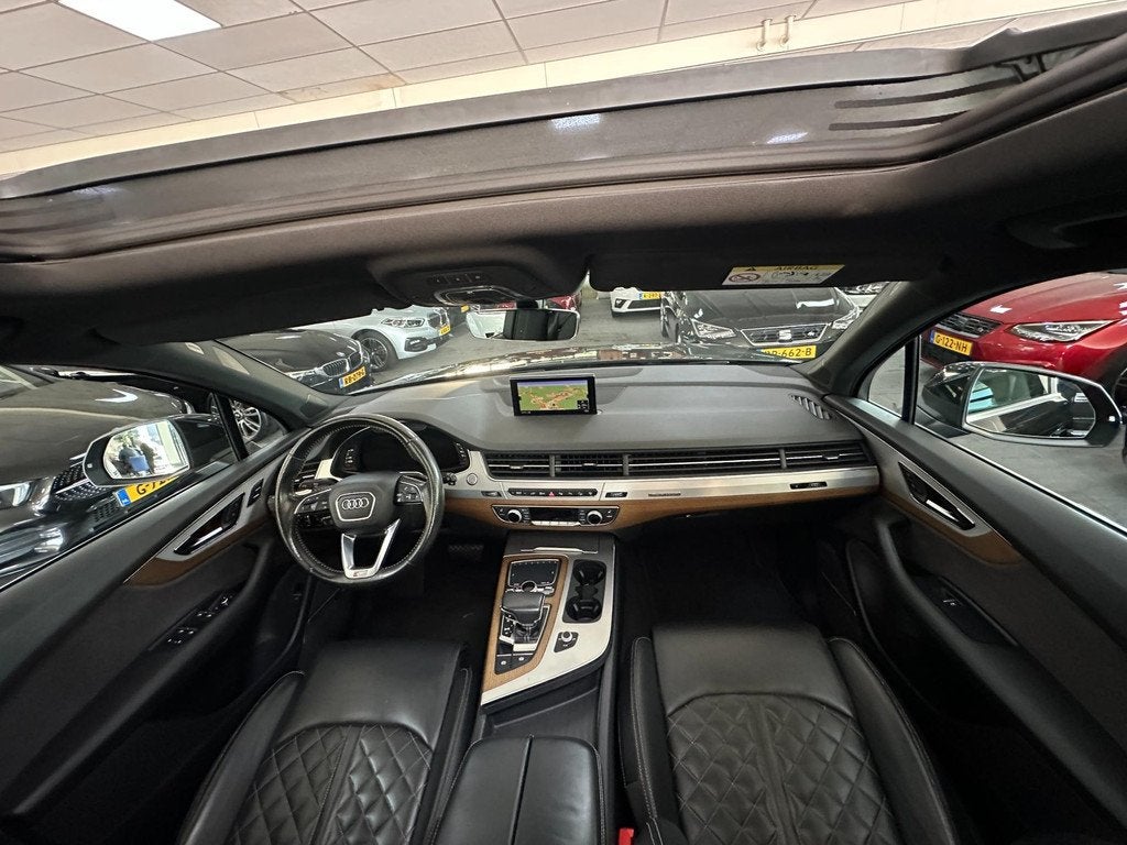 Audi Q7 3.0 TDI e-tron quattro Sport/PANO-DAK/CAMERA/LEDER/N, Auto's, Audi, Automaat, Gebruikt, Euro 6, 259 pk