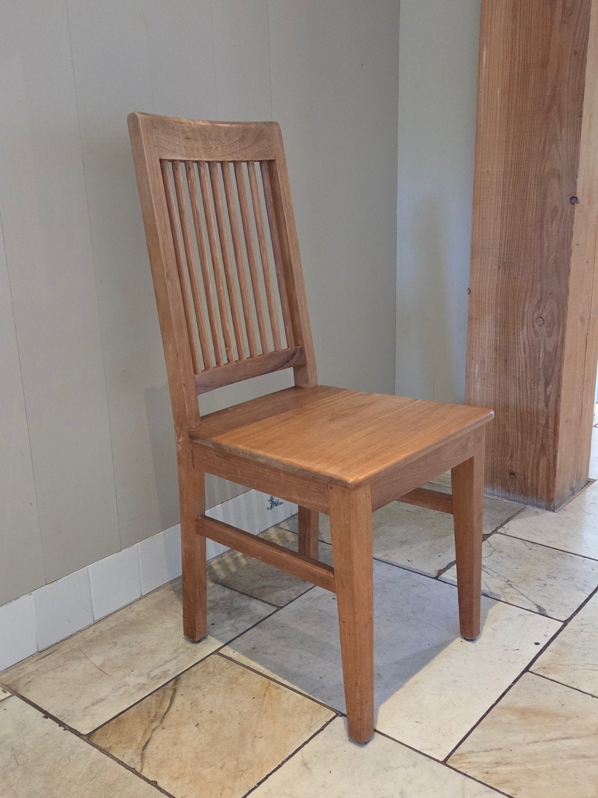 Eetkamerstoelen hout 6 stuks, Ophalen, Bruin, Art & craft style, Vijf, Zes of meer stoelen