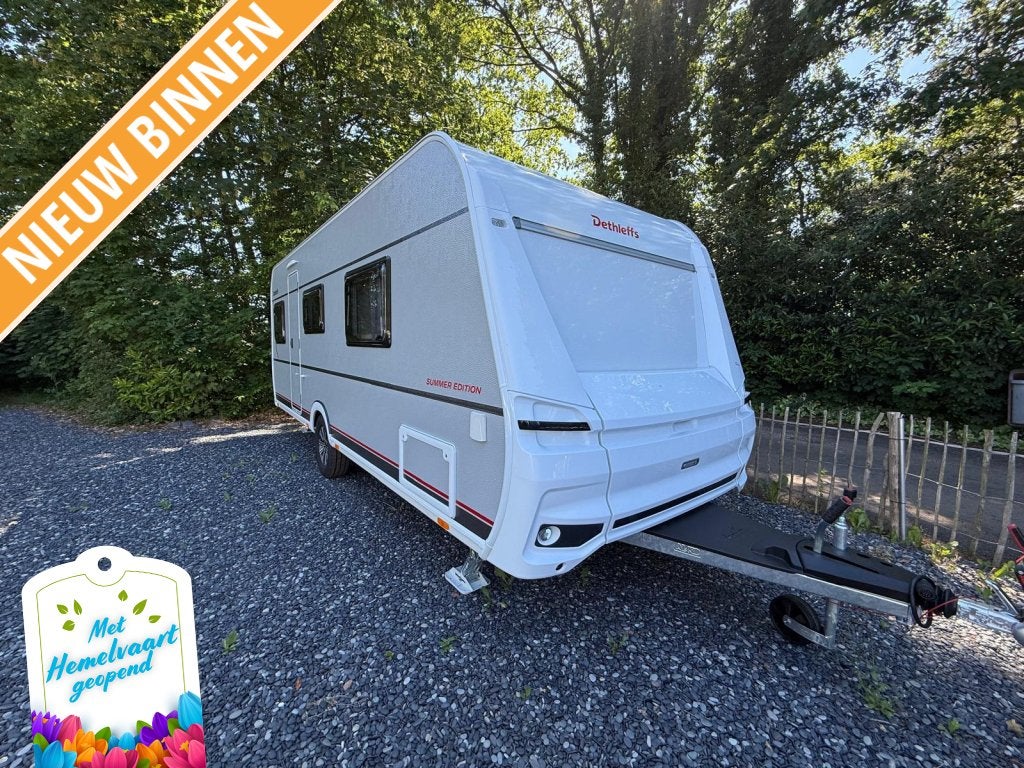 Dethleffs Summer Edition 530 DR +vloerverwarming, queensbed, Rondzit, Schokbreker, Overige typen, 1250 - 1500 kg
