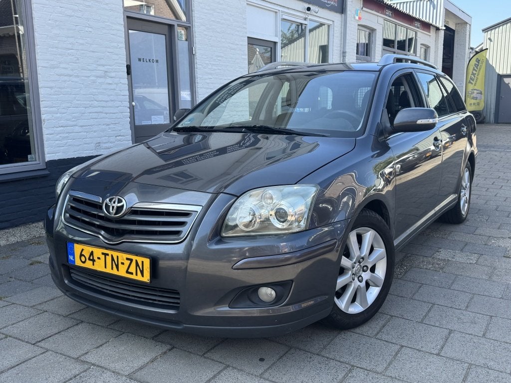 Toyota Avensis wagon 1.8 VVTi Luna*2de-eig*NAP (bj 2006), Auto's, Zwart, 4 cilinders, Handgeschakeld, Euro 4