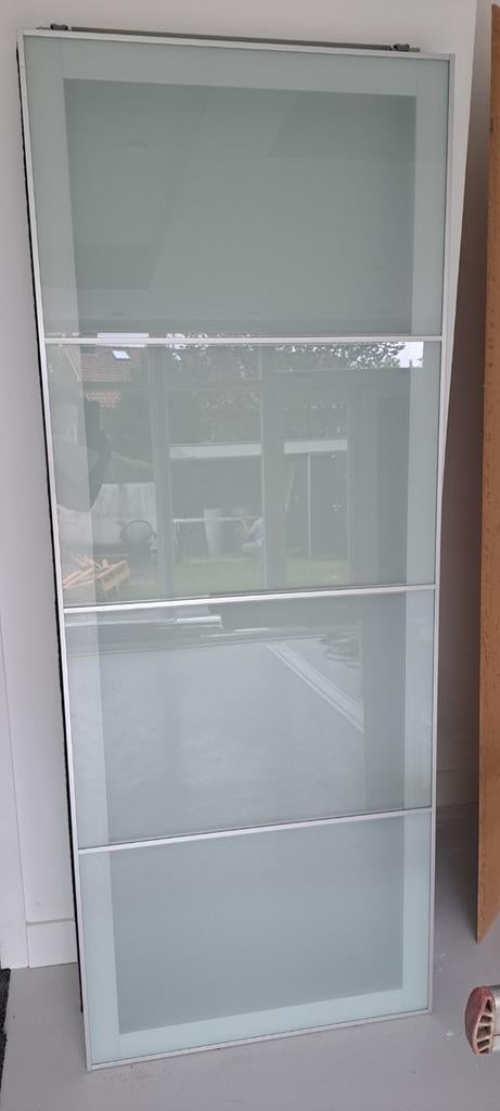 Pax kast 150cm glazen schuifdeuren OPHALEN IN AMERSFOORT, Ophalen, Gebruikt, 200 cm of meer, 50 tot 75 cm