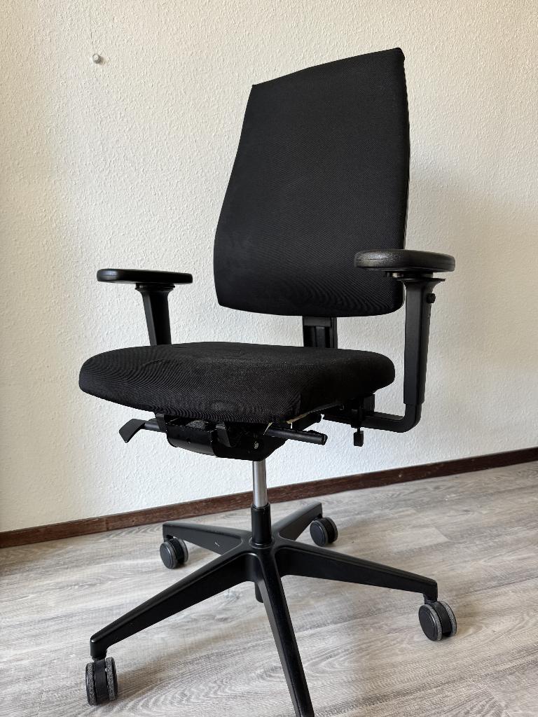 Bureaustoel Interstuhl 154G, Ophalen, Zwart, Zo goed als nieuw, Bureaustoel
